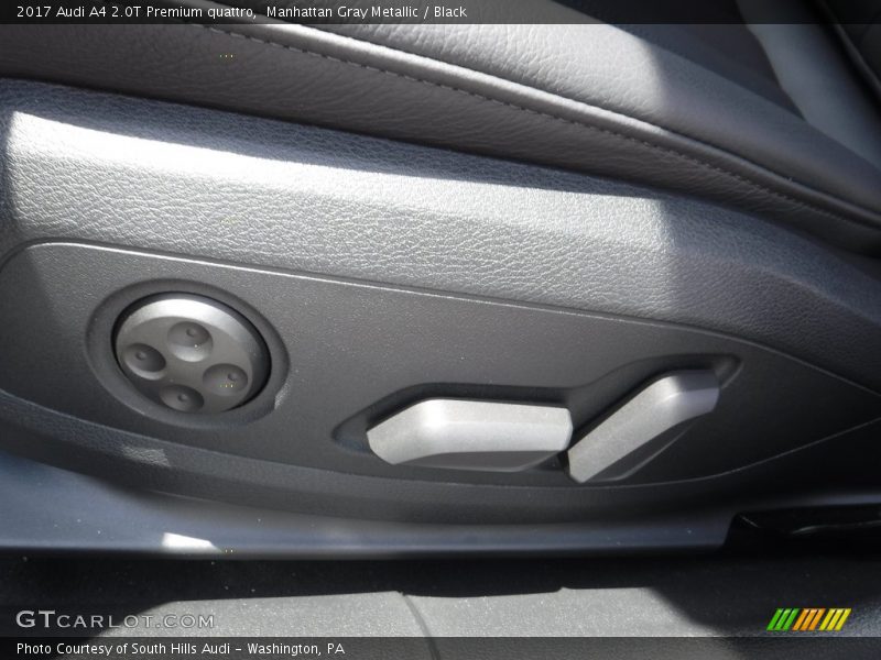 Manhattan Gray Metallic / Black 2017 Audi A4 2.0T Premium quattro