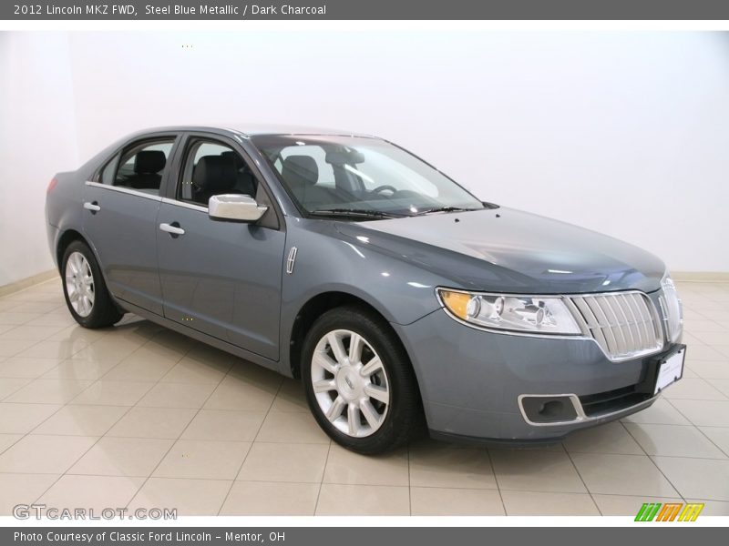 Steel Blue Metallic / Dark Charcoal 2012 Lincoln MKZ FWD