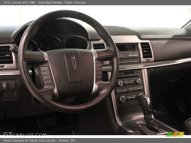 Steel Blue Metallic / Dark Charcoal 2012 Lincoln MKZ FWD