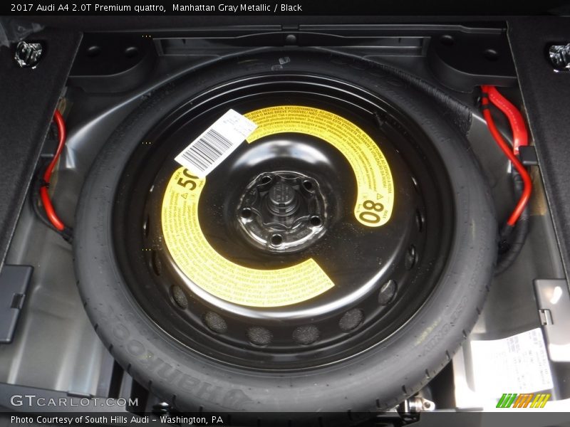 Manhattan Gray Metallic / Black 2017 Audi A4 2.0T Premium quattro