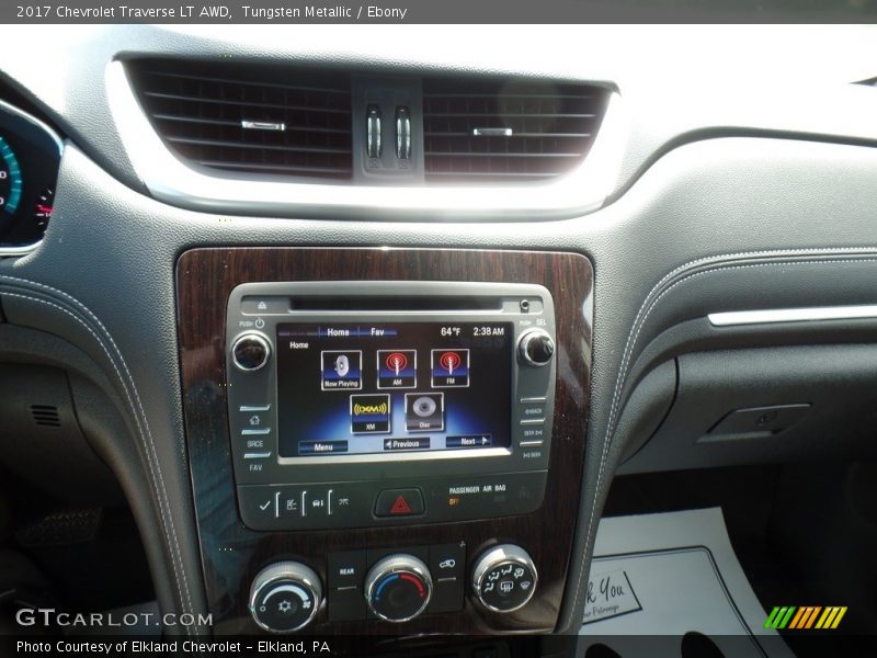 Tungsten Metallic / Ebony 2017 Chevrolet Traverse LT AWD