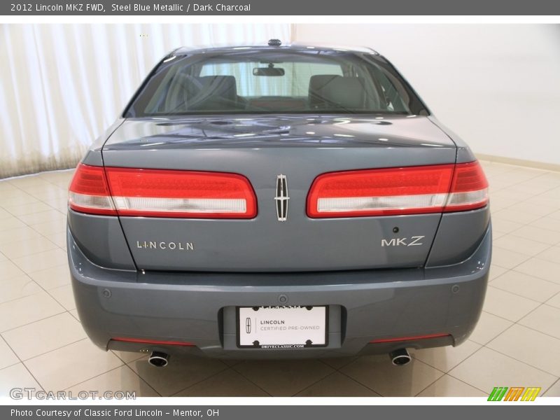 Steel Blue Metallic / Dark Charcoal 2012 Lincoln MKZ FWD
