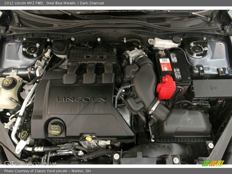 Steel Blue Metallic / Dark Charcoal 2012 Lincoln MKZ FWD