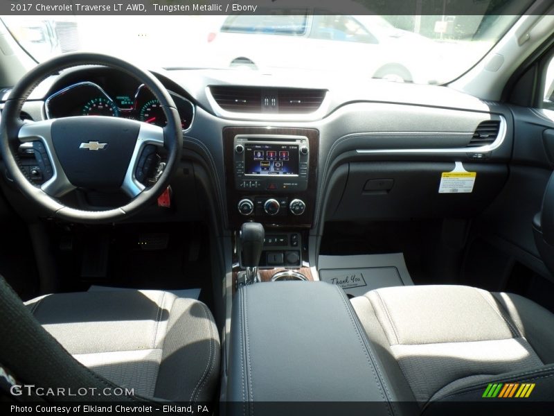 Tungsten Metallic / Ebony 2017 Chevrolet Traverse LT AWD