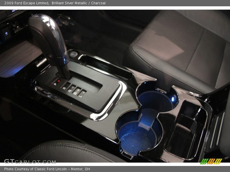 Brilliant Silver Metallic / Charcoal 2009 Ford Escape Limited