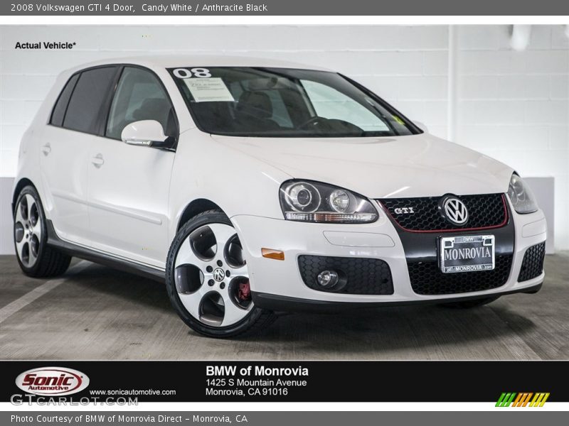 Candy White / Anthracite Black 2008 Volkswagen GTI 4 Door
