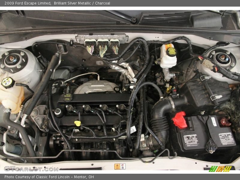Brilliant Silver Metallic / Charcoal 2009 Ford Escape Limited