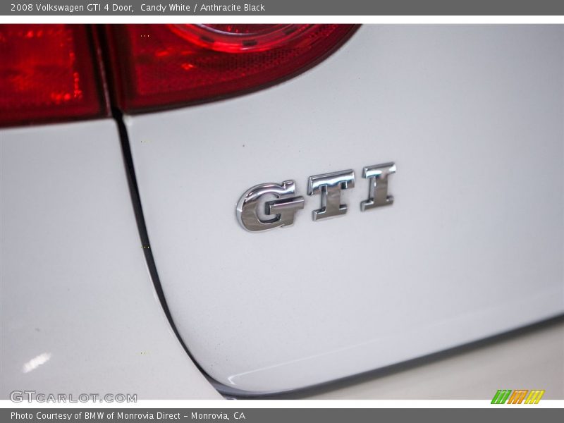 Candy White / Anthracite Black 2008 Volkswagen GTI 4 Door