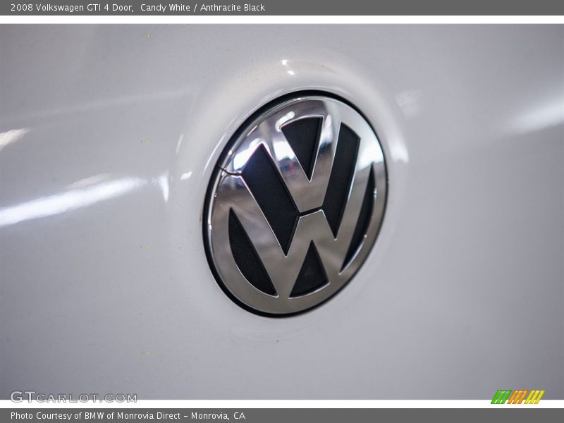 Candy White / Anthracite Black 2008 Volkswagen GTI 4 Door