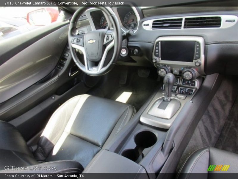 Red Rock Metallic / Black 2015 Chevrolet Camaro SS/RS Convertible