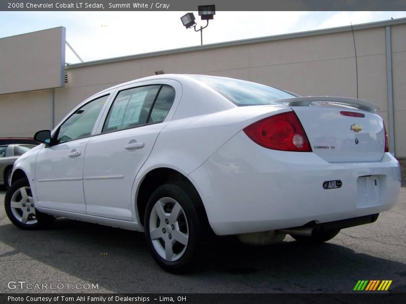 Summit White / Gray 2008 Chevrolet Cobalt LT Sedan