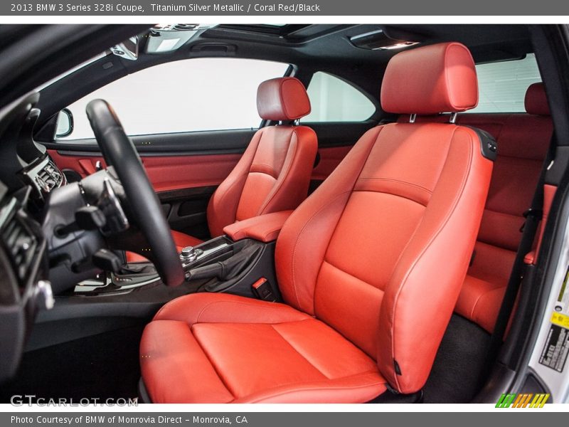  2013 3 Series 328i Coupe Coral Red/Black Interior