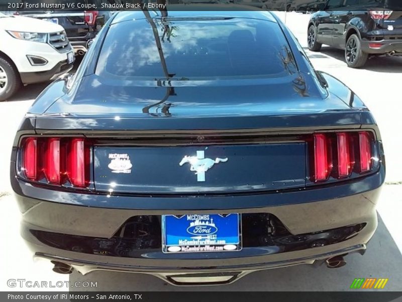 Shadow Black / Ebony 2017 Ford Mustang V6 Coupe