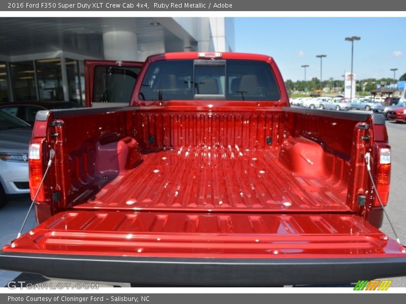 Ruby Red Metallic / Adobe 2016 Ford F350 Super Duty XLT Crew Cab 4x4