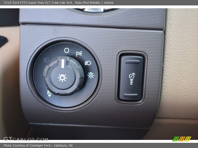 Ruby Red Metallic / Adobe 2016 Ford F350 Super Duty XLT Crew Cab 4x4