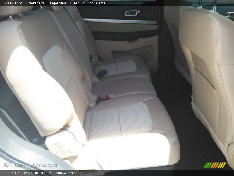 Ingot Silver / Medium Light Camel 2017 Ford Explorer FWD