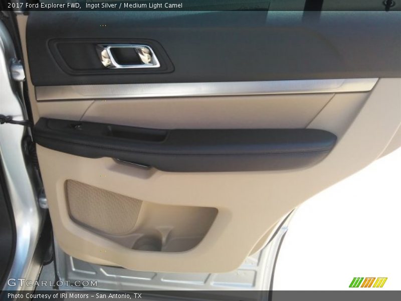 Ingot Silver / Medium Light Camel 2017 Ford Explorer FWD