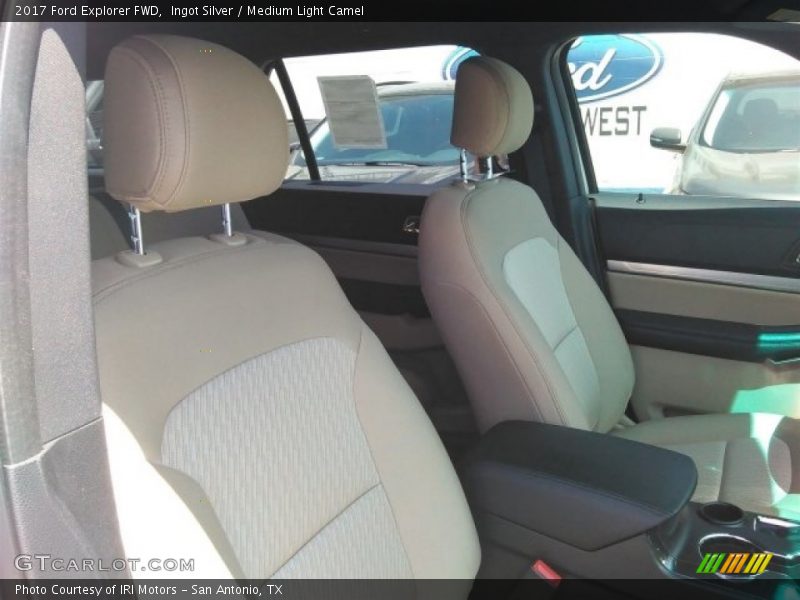 Ingot Silver / Medium Light Camel 2017 Ford Explorer FWD