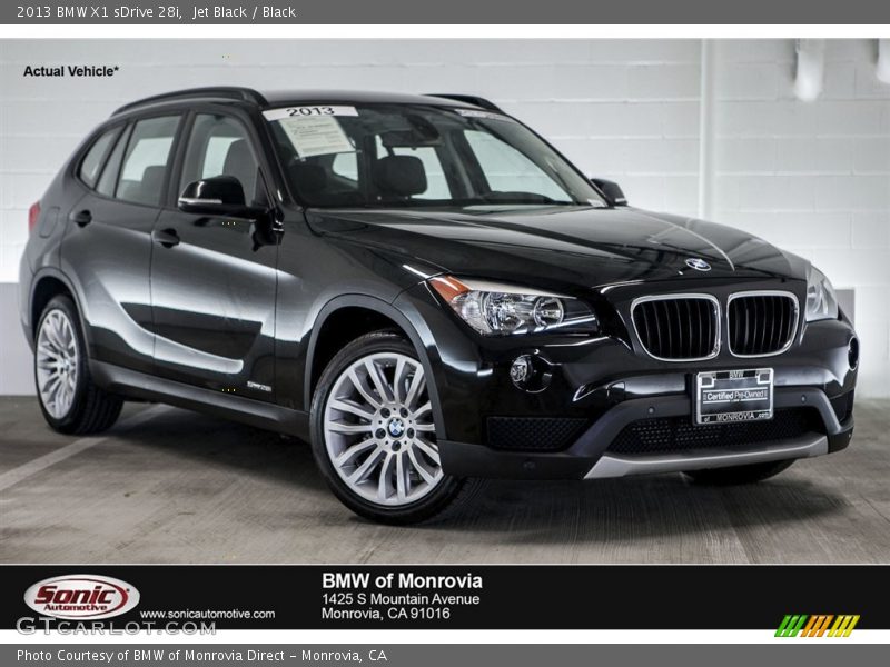 Jet Black / Black 2013 BMW X1 sDrive 28i