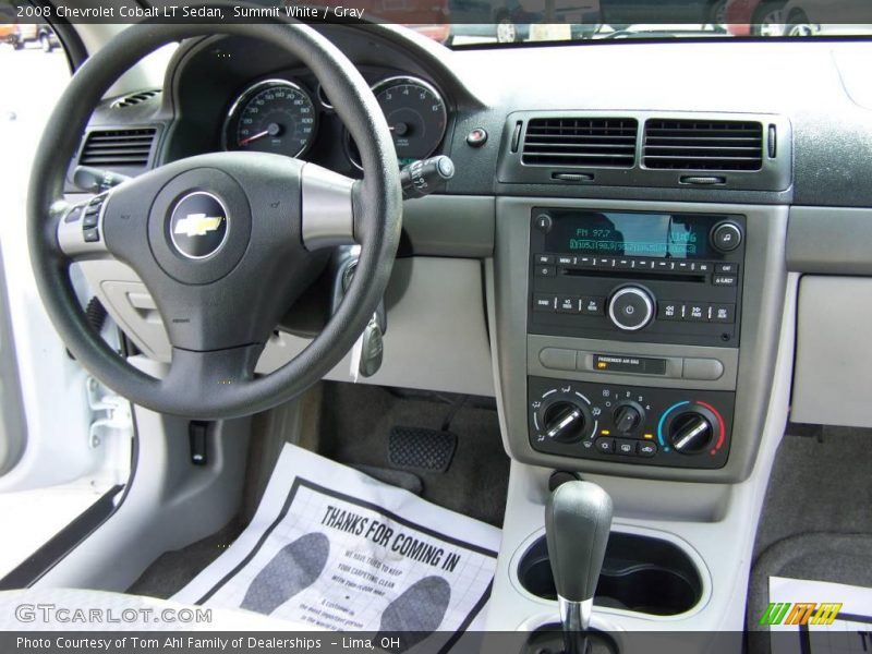 Summit White / Gray 2008 Chevrolet Cobalt LT Sedan
