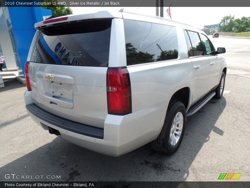 Silver Ice Metallic / Jet Black 2016 Chevrolet Suburban LS 4WD