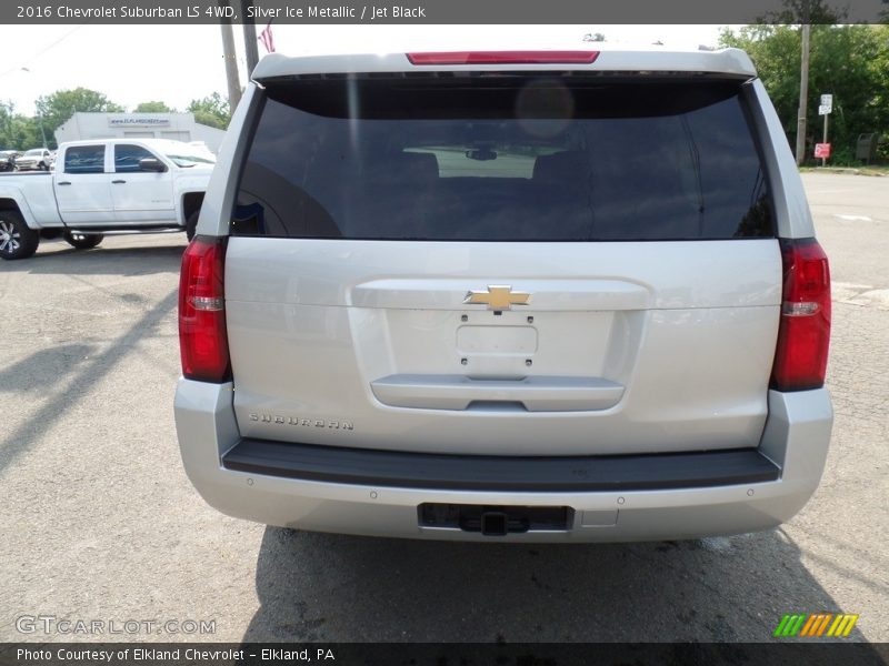 Silver Ice Metallic / Jet Black 2016 Chevrolet Suburban LS 4WD