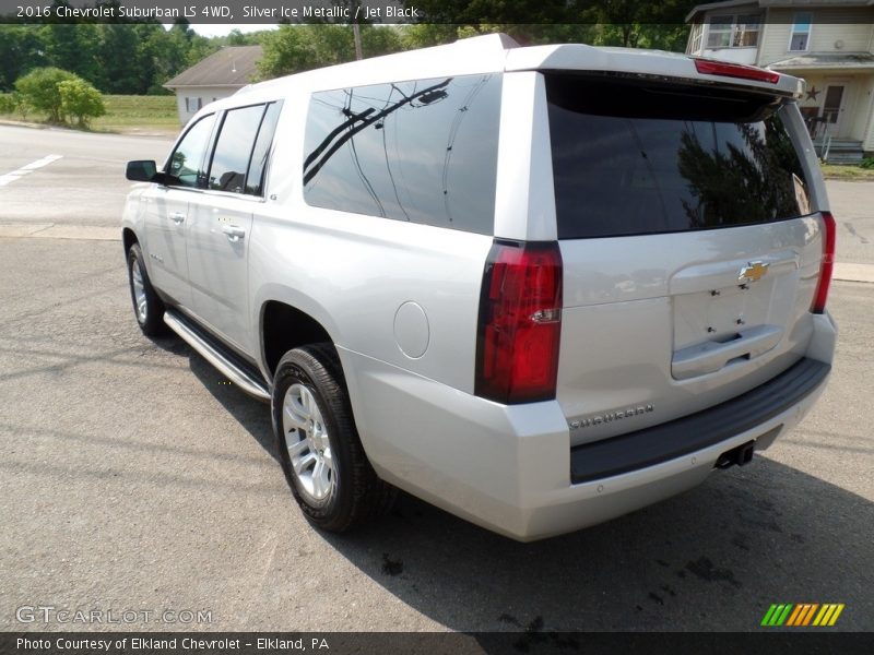 Silver Ice Metallic / Jet Black 2016 Chevrolet Suburban LS 4WD