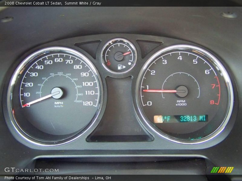Summit White / Gray 2008 Chevrolet Cobalt LT Sedan