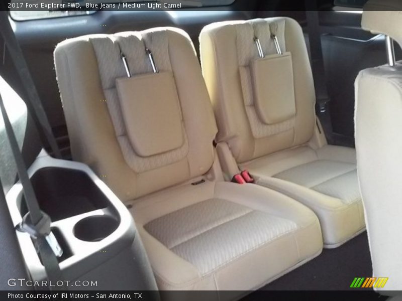 Blue Jeans / Medium Light Camel 2017 Ford Explorer FWD