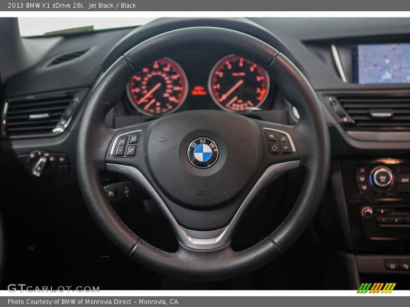 Jet Black / Black 2013 BMW X1 sDrive 28i
