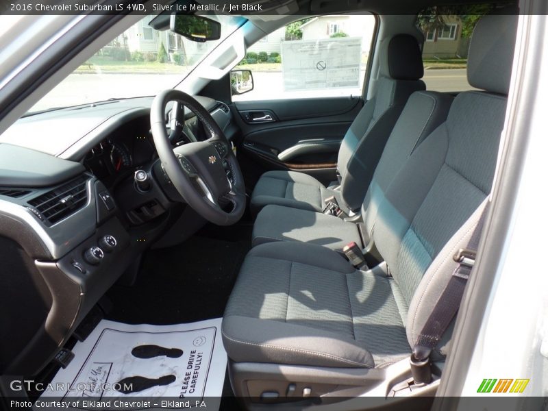 Silver Ice Metallic / Jet Black 2016 Chevrolet Suburban LS 4WD