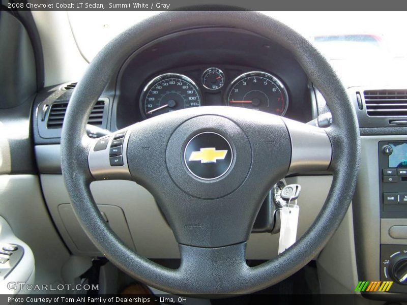 Summit White / Gray 2008 Chevrolet Cobalt LT Sedan