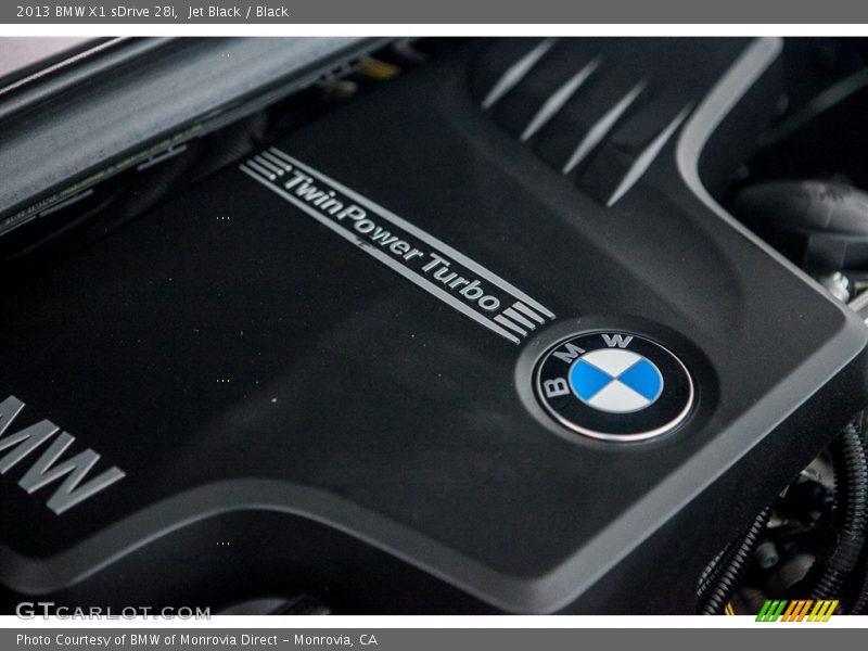 Jet Black / Black 2013 BMW X1 sDrive 28i