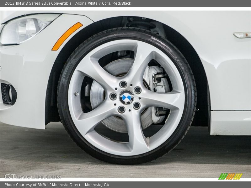 Alpine White / Coral Red/Black 2013 BMW 3 Series 335i Convertible