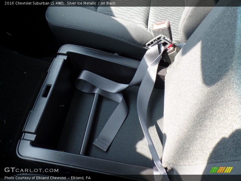 Silver Ice Metallic / Jet Black 2016 Chevrolet Suburban LS 4WD