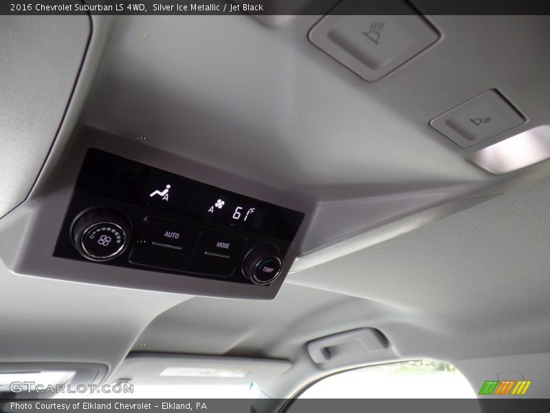 Silver Ice Metallic / Jet Black 2016 Chevrolet Suburban LS 4WD