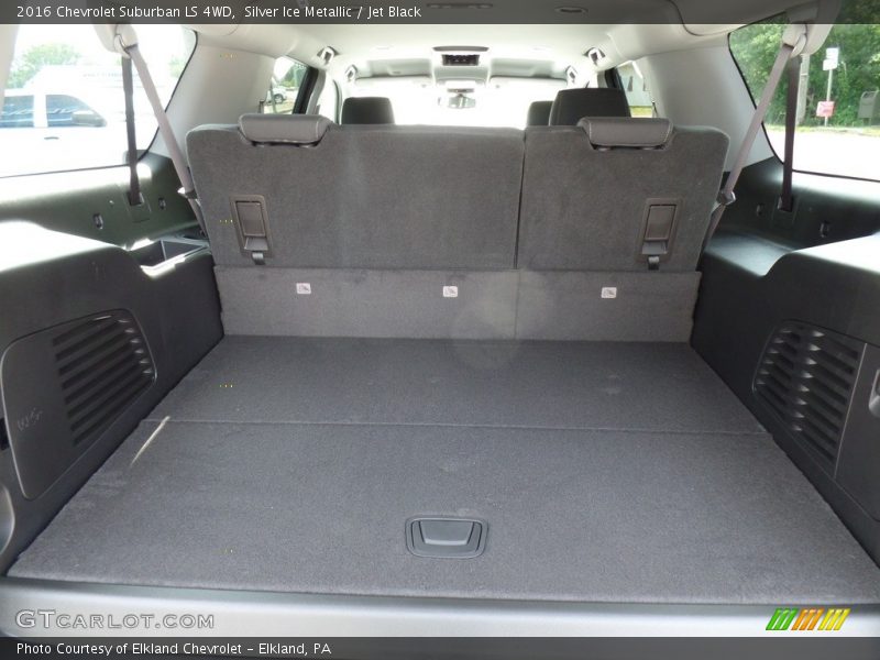 Silver Ice Metallic / Jet Black 2016 Chevrolet Suburban LS 4WD