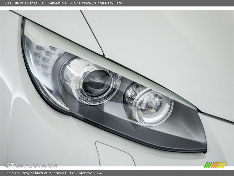 Alpine White / Coral Red/Black 2013 BMW 3 Series 335i Convertible