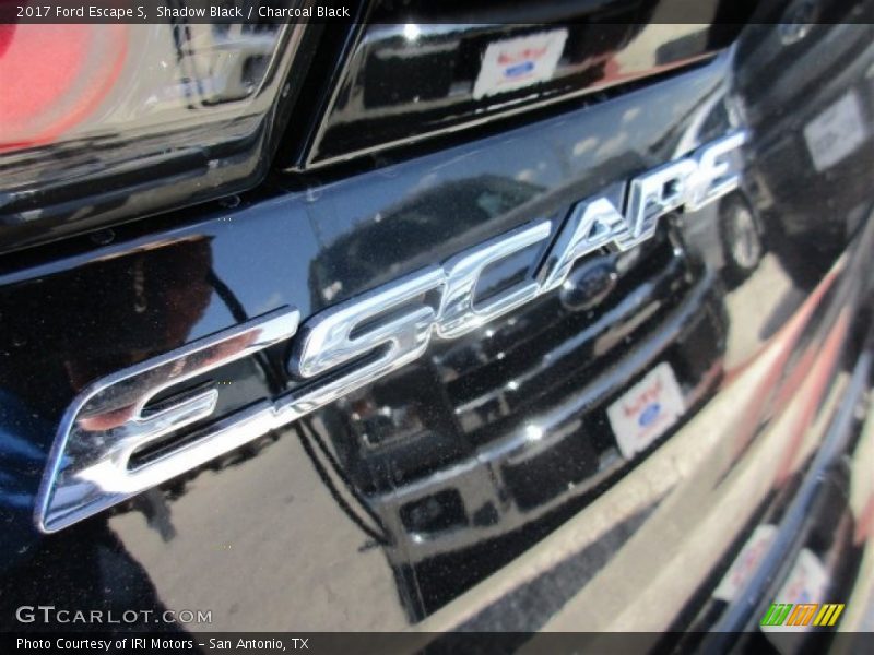 Shadow Black / Charcoal Black 2017 Ford Escape S
