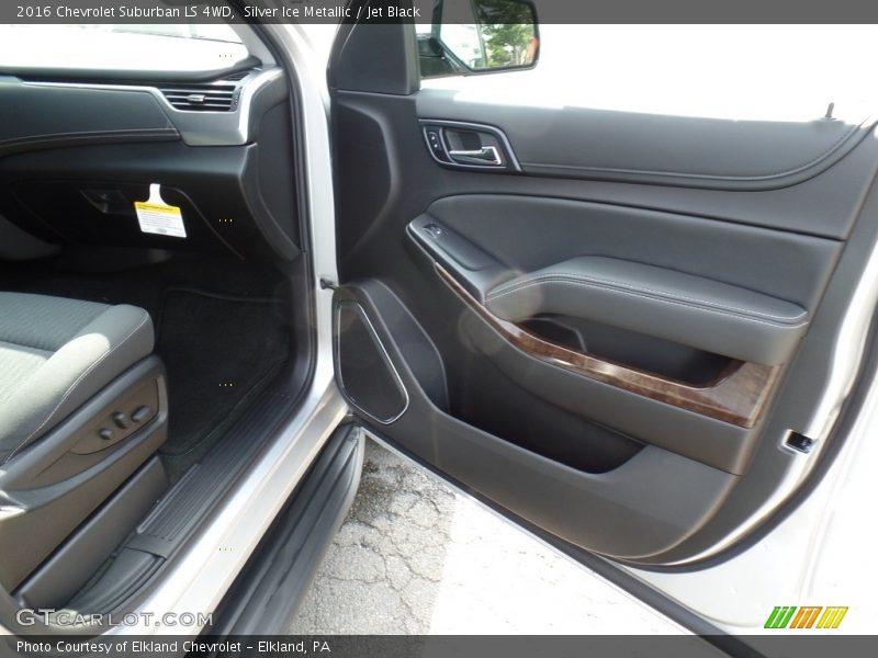 Silver Ice Metallic / Jet Black 2016 Chevrolet Suburban LS 4WD