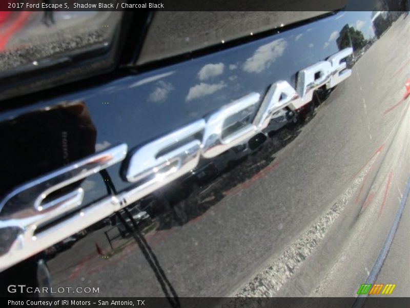 Shadow Black / Charcoal Black 2017 Ford Escape S