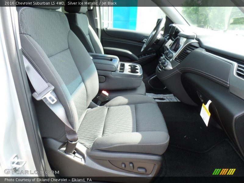 Silver Ice Metallic / Jet Black 2016 Chevrolet Suburban LS 4WD