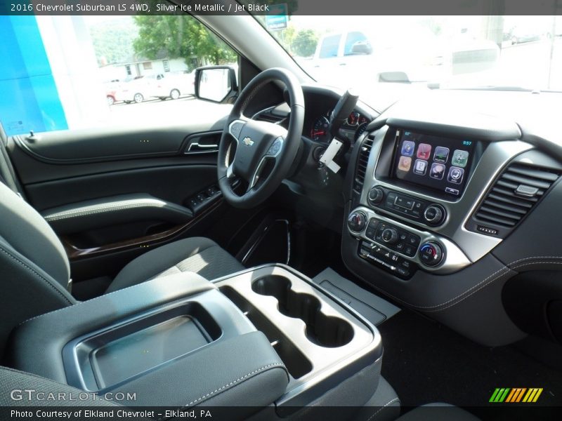 Silver Ice Metallic / Jet Black 2016 Chevrolet Suburban LS 4WD