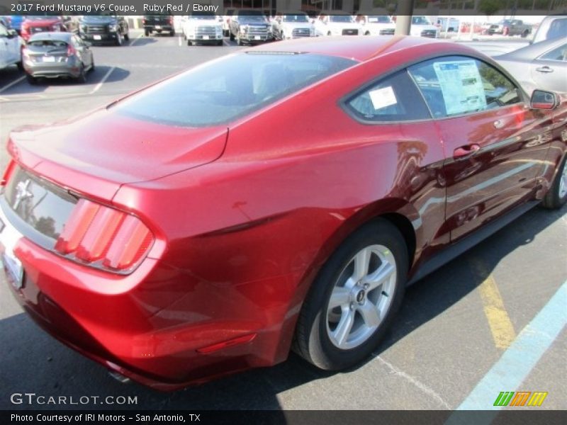 Ruby Red / Ebony 2017 Ford Mustang V6 Coupe