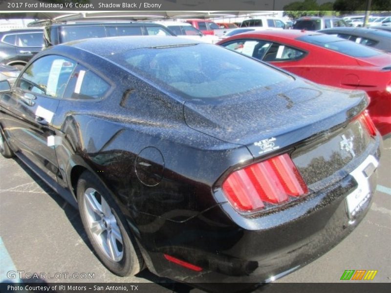 Shadow Black / Ebony 2017 Ford Mustang V6 Coupe