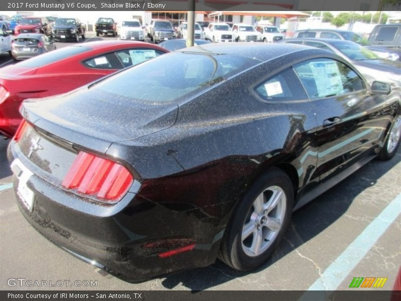 Shadow Black / Ebony 2017 Ford Mustang V6 Coupe