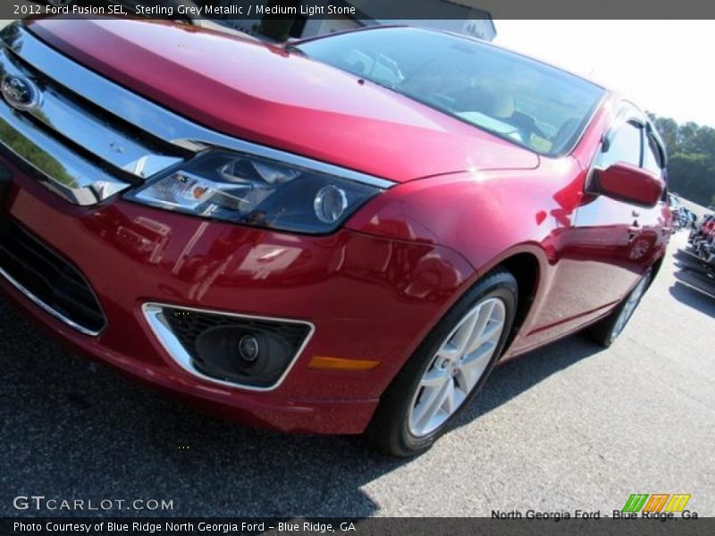 Sterling Grey Metallic / Medium Light Stone 2012 Ford Fusion SEL