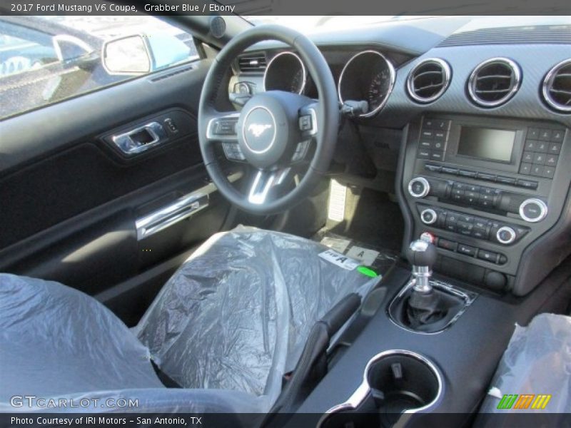  2017 Mustang V6 Coupe Ebony Interior