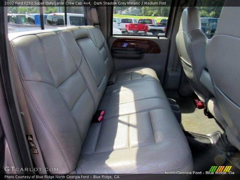 Dark Shadow Grey Metallic / Medium Flint 2002 Ford F250 Super Duty Lariat Crew Cab 4x4