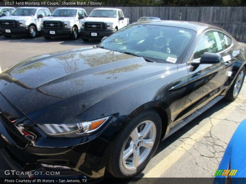 Shadow Black / Ebony 2017 Ford Mustang V6 Coupe